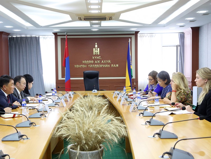 Европын холбооноос Монгол Улсад суух онц бөгөөд бүрэн эрхт Элчин сайдыг хүлээн авч уулзлаа