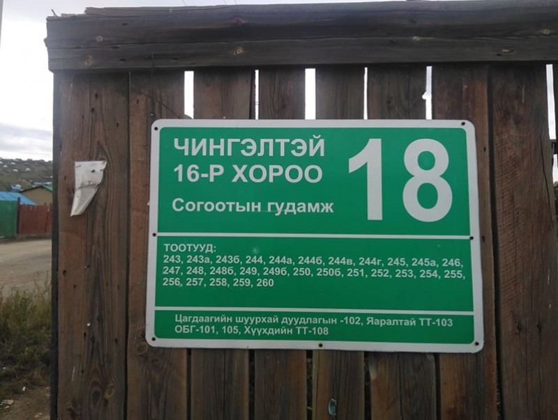 Газар зохион байгуулалт, геодези, зураг зүйн газар улсын хэмжээнд 1 сая орчим хаяг олгожээ