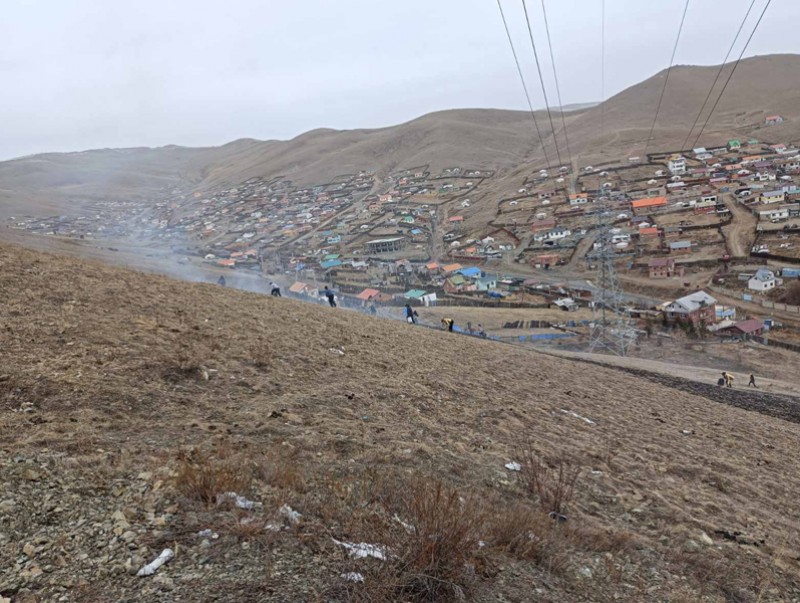 НОБГ: Хөдөлгөөнт эргүүлийн бүрэлдэхүүн гал түймрийг цаг алдалгүй унтраалаа