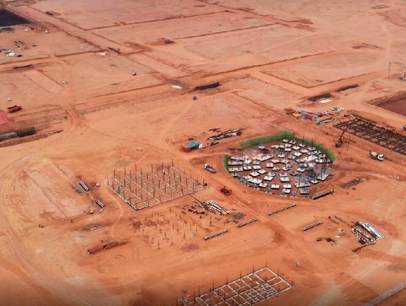 Үйлдвэрийн нэгдүгээр шатны бүтээн байгуулалтын ажил 90 хувийн гүйцэтгэлтэй байна