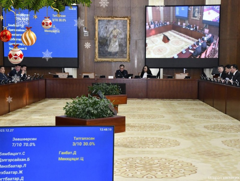 ХЗБХ: Улсын Их Хурлын тогтоолын төслүүдийг хэлэлцэхийг дэмжив