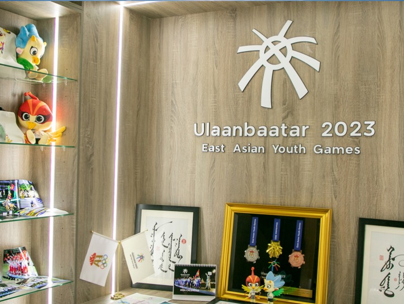 “Улаанбаатар 2023” Зүүн Азийн залуучуудын наадмын үзмэрийн булан дэлгэгдлээ