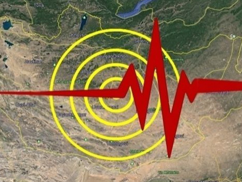 Дундговь аймгийн Дэлгэрцогт суманд 5.0 магнитудын хүчтэй газар хөдлөлт болжээ