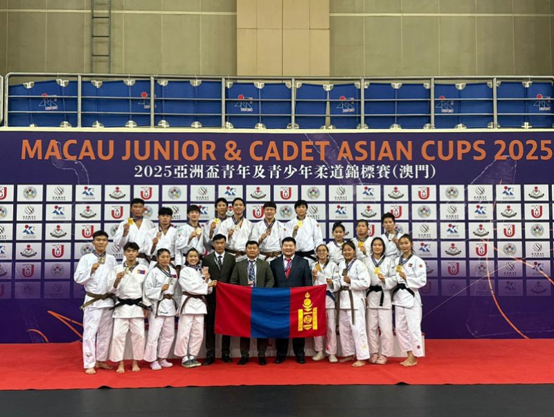 Өсвөрийн жүдочид 7 алтан медаль, 5 мөнгөн медөль, 6 хүрэл медаль хүртжээ