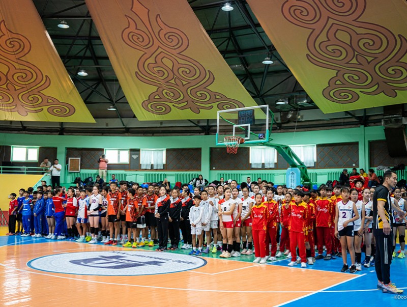 U13-14 насны Улсын аварга шалгаруулах волейболын тэмцээн Баян-Өлгий аймагт болж байна