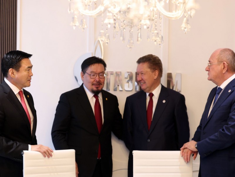 Ерөнхий сайд Г.Занданшатар “Газпром” НХН-ийн Удирдах зөвлөлийн дарга А.Б.Миллерийг хүлээн авч уулзлаа