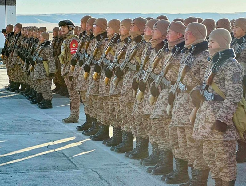 Шинэ дайчид 10 км-ийн явган маршийг амжилттай гүйцэтгэжээ