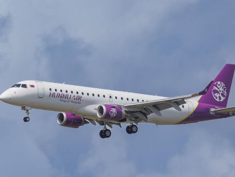 "Хүннү Эйр" ХХК Embraer Е195-Е2 загварын 2 дахь агаарын хөлгөө хүлээн авлаа
