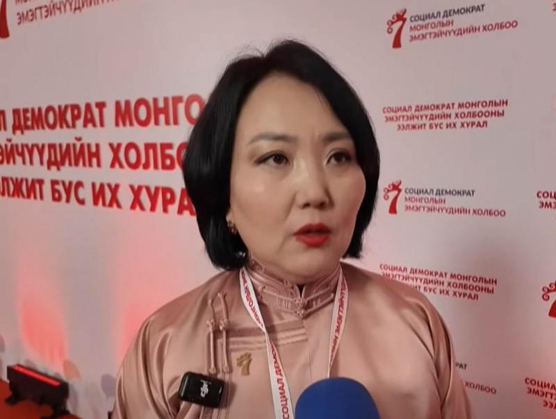 СДМЭХ-ны Ерөнхийлөгчөөр Д.Үүрийнтуяа 99.7 хувийн саналаар сонгогдлоо