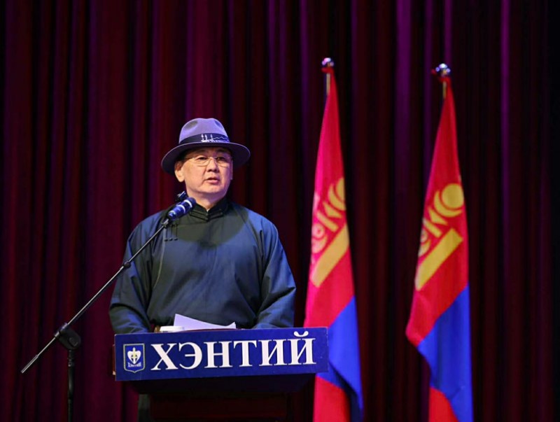 Монгол Улсын Ерөнхийлөгч У.Хүрэлсүх Хэнтий аймагт ажиллалаа