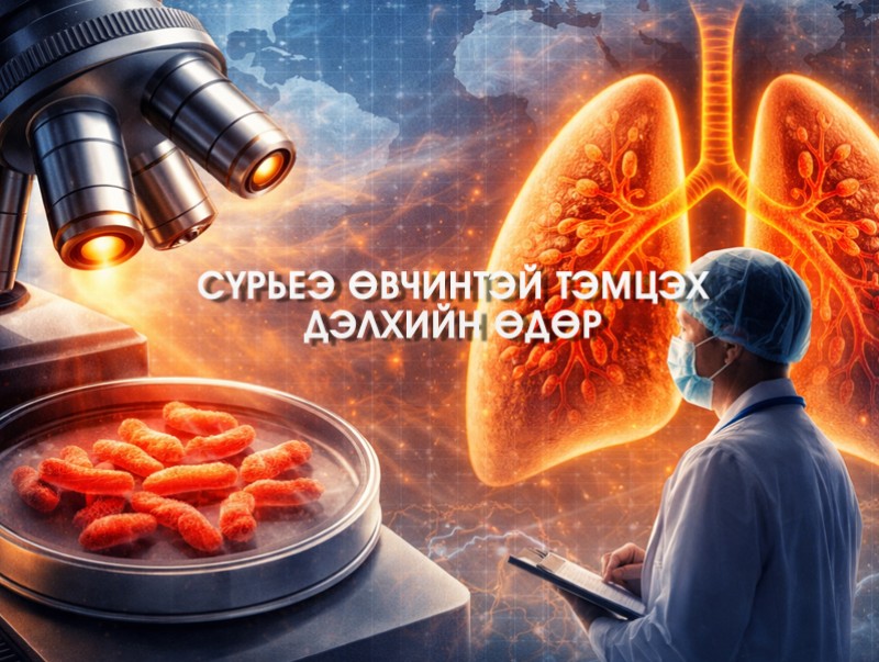ӨНӨӨДӨР: Сүрьеэ өвчинтэй тэмцэх дэлхийн өдөр