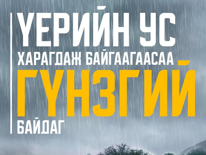 Үер, усны аюулаас сэрэмжтэй байхыг анхааруулж байна
