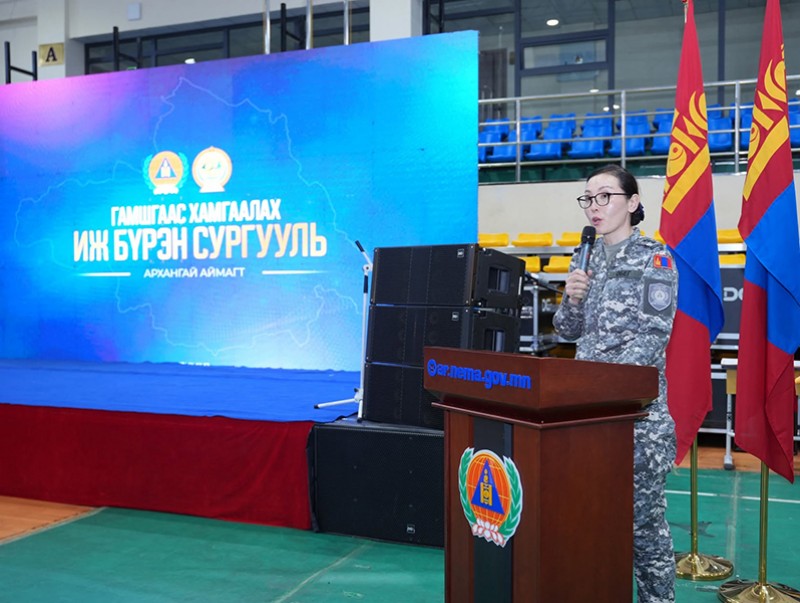 Аймаг, сумдын гамшгаас хамгаалах төлөвлөгөөг бодит нөхцөлд туршин, тодотгол хийлээ