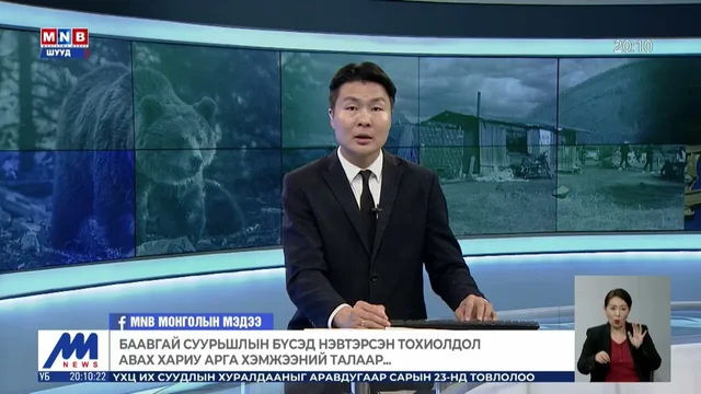 Баавгай суурьшлын бүсэд нэвтэрсэн тохиолдолд авах хариу арга хэмжээний талаар...