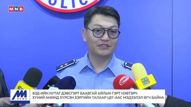 БЗД-ийн нутаг дэвсгэрт баавгай айлын гэрт нэвтэрч хүний аминд хүрсэн